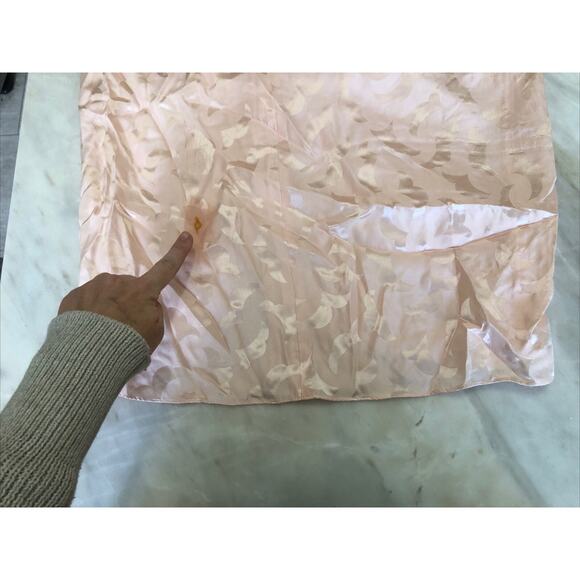 A.J. Bari Women's VINTAGE 1980's SILK BEADED MINI DRESS Pink Size 12 - Picture 8 of 8